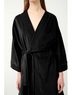 Dámský sametový župan model 20515933 - Vamp