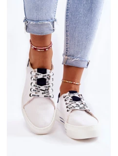 Dámské tenisky Memory Foam System Big Star KK276002 Bíle