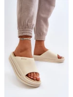 Dámské sandály na platformě Big Star model 21652630 béžové - Big Star Shoes Dámské sandály na platformě Big Star model 21652630 béžové - Big Star Shoes