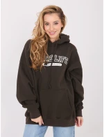 WT BL mikina A1066.53 tmavě hnědá