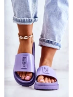 Dámské módní pantofle Big Star - světle fialové Dámské módní pantofle Big Star - světle fialové