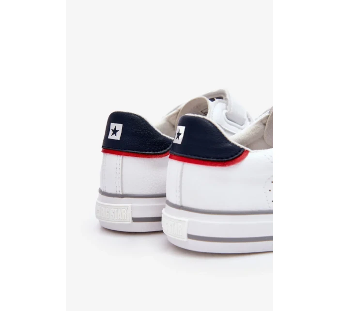 Žené tenisky na suchý zip Big Star LL274A207 Bíle Žené tenisky na suchý zip Big Star LL274A207 Bíle