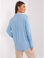 Světle modrá klasická košile s límečkem