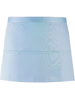 Premier PR 155 Krátká zástěra do pasu s kapsou "Colours" 39.0155 light blue