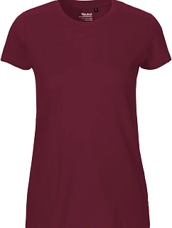 Neutral O 81001 Dámské tričko z bio bavlny 77.8101 bordeaux