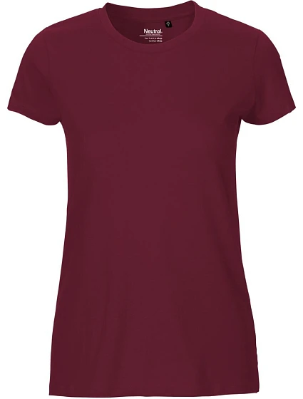 Neutral O 81001 Dámské tričko z bio bavlny 77.8101 bordeaux Neutral O 81001 Dámské tričko z bio bavlny 77.8101 bordeaux