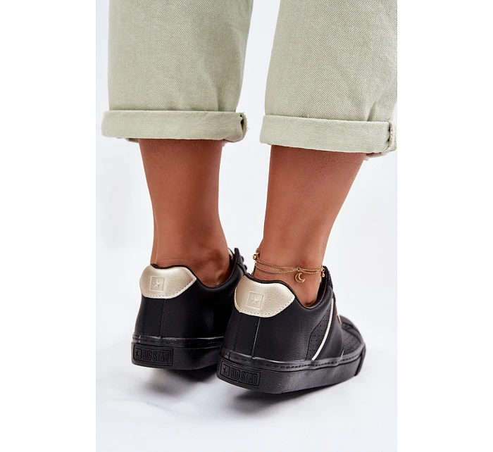 Dámské perforované tenisky Big Star TT274290 Černé