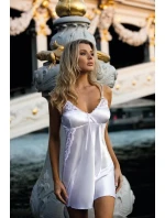 Dámská noční košilka Hana Bílá - DKaren Dámská noční košilka Hana Bílá - DKaren