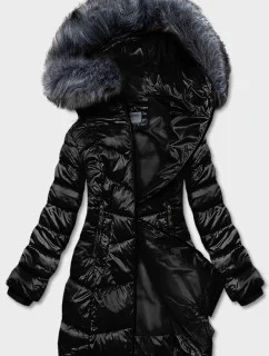 METALICZNA KURTKA ZIMOWA DAMSKA CZARNA model 21245413 - S'WEST