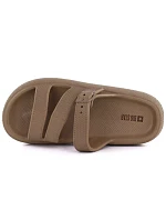 Dámské sportovní žabky na silné bazénové podrážce hnědé Big Star TT274A041 Dámské sportovní žabky na silné bazénové podrážce hnědé Big Star TT274A041