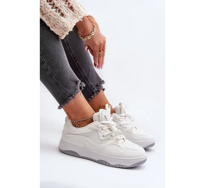 Dámské Tenisky na platformě White Etnaria Dámské Tenisky na platformě White Etnaria