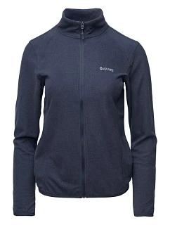 Dámská fleecová mikina Damis II FULL ZIP W 92800621589 tmavě modrá  - Hi-Tec