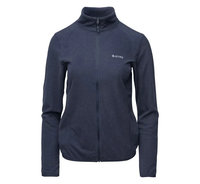 Dámská fleecová mikina Damis II FULL ZIP W 92800621589 tmavě modrá  - Hi-Tec