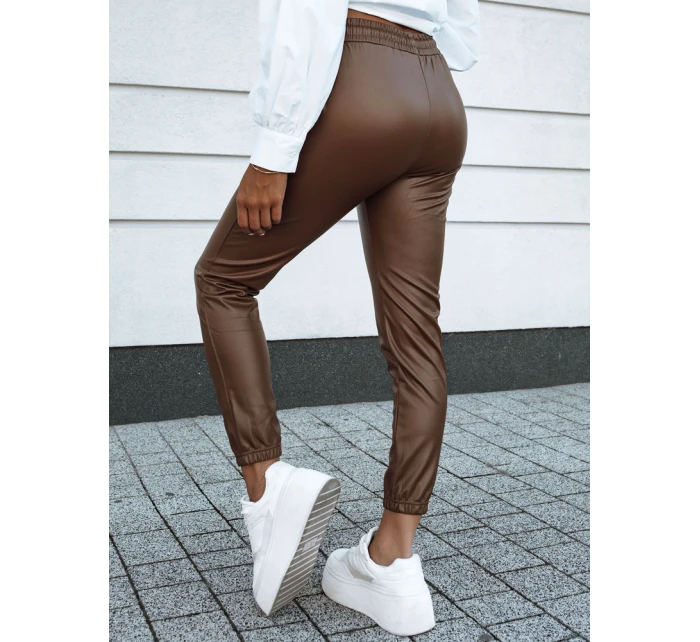 Dámské voskované kalhoty BRIAL camel FashionStreet UY2151