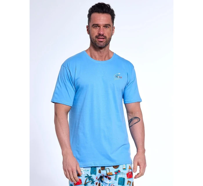 Pyžamo model 21186029 Travel kr/r M2XL pánské - Cornette Pyžamo model 21186029 Travel kr/r M2XL pánské - Cornette