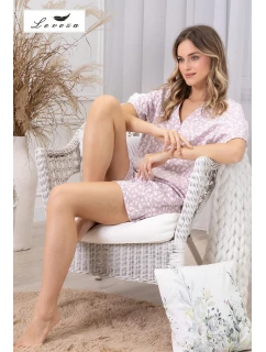 Leveza 1709 Samanta pyžamo kr/r S-XL na zip