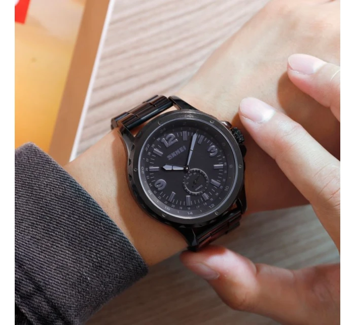 Pánské hodinky Skmei 1513BK + BOX pánské Pánské hodinky Skmei 1513BK + BOX pánské