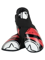 TOP TEN   chrániče nohou černo-červené model 21863236