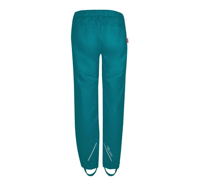 Kids Rain Pants teal nepromokavé kalhoty pro chlapce/dívky model 22113947 - Trollkids