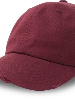 Atlantis Headwear Dad Hat Destroyed-S 6 panelová baseballová kšiltovka 33.0243 cardinal