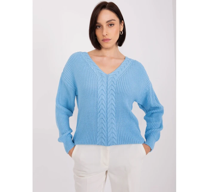 BA SW 8028 jumper.32 světle modrá