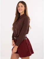 MI košile KS 4210.53 hnědá