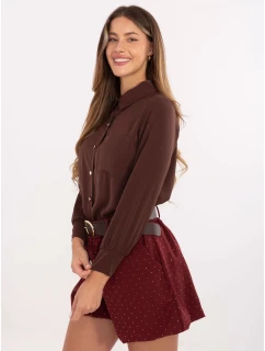 MI košile KS 4210.53 hnědá