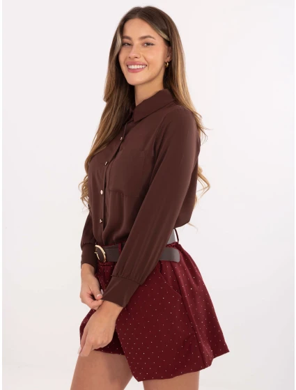 MI košile KS 4210.53 hnědá