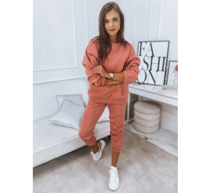 Dámská tepláková souprava ARIELLA PREMIUM lososová FashionStreet AY0725
