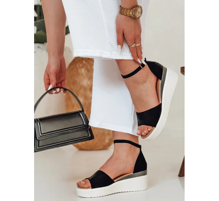 Dámské sandály na platformě LUMISUN black FashionStreet ZY0744