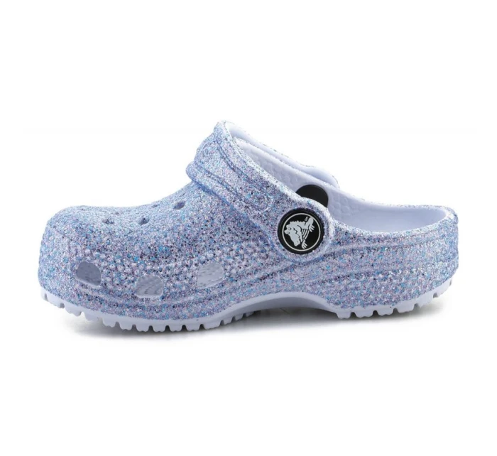 Crocs Classic Glitter Clog T Jr 206992-4PC dětské dřeváky Crocs Classic Glitter Clog T Jr 206992-4PC dětské dřeváky