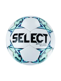 Vybrat Brillant Super 5 fotbalový míč bílý, tmavě modrý a zelený 19215