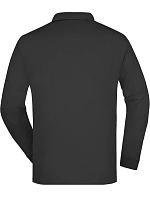JN 22 Piqué polo s dlouhým rukávem z těžké bavlny model 22514861 black - Daiber JN 22 Piqué polo s dlouhým rukávem z těžké bavlny model 22514861 black - Daiber