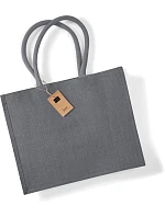 W 407 Jutová nákupní taška "Classic" graphite grey model 22518435 - Westford Mill W 407 Jutová nákupní taška "Classic" graphite grey model 22518435 - Westford Mill