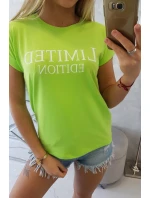 Limitovaná edice světle zelené halenky