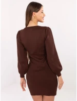 PM SK šaty YIS1063.17 hnědé PM SK šaty YIS1063.17 hnědé