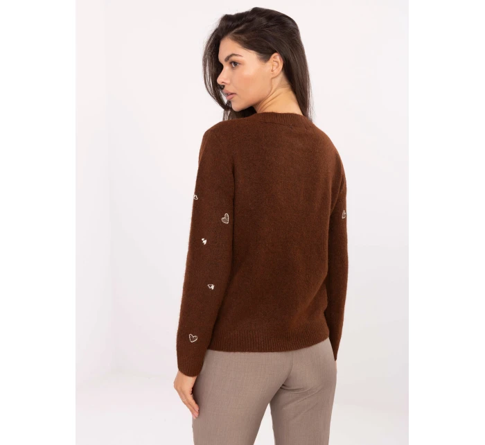 Sweter PM SW model 21300801 brązowy - FPrice