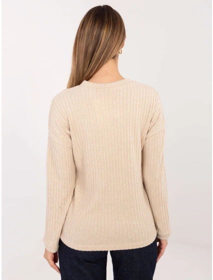 RV SW jumper A1026.52 béžový RV SW jumper A1026.52 béžový