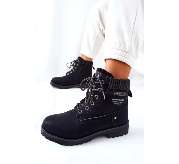 Dámské Turistické Kotníkové Boty Černé Grunders Dámské Turistické Kotníkové Boty Černé Grunders