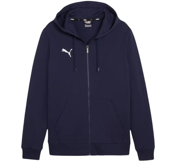 Dětská mikina Puma teamGoal Casuals s kapucí tmavě modrá 658596 06