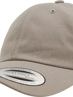 6 panelová bavlněná keprová kšiltovka khaki model 22482518 - Flexfit