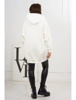 Zateplená mikina s model 19049176 motivem ecru - K-Fashion Zateplená mikina s model 19049176 motivem ecru - K-Fashion