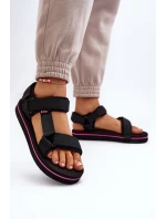 Dámské sandály na platformě model 21649068 Černé - Lee Cooper