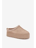 Dětské Sněhule S Na Platformě Béžové model 21718379 - Boto Dětské Sněhule S Na Platformě Béžové model 21718379 - Boto