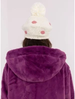 Czapka AT CZ model 20710175 ecru - FPrice Czapka AT CZ model 20710175 ecru - FPrice