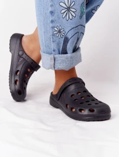 Dámské Nazouváky Černé Pěnové Crocsy EVA