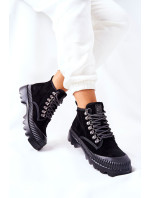 Leather Trapper Boots Big Star II274363 Black