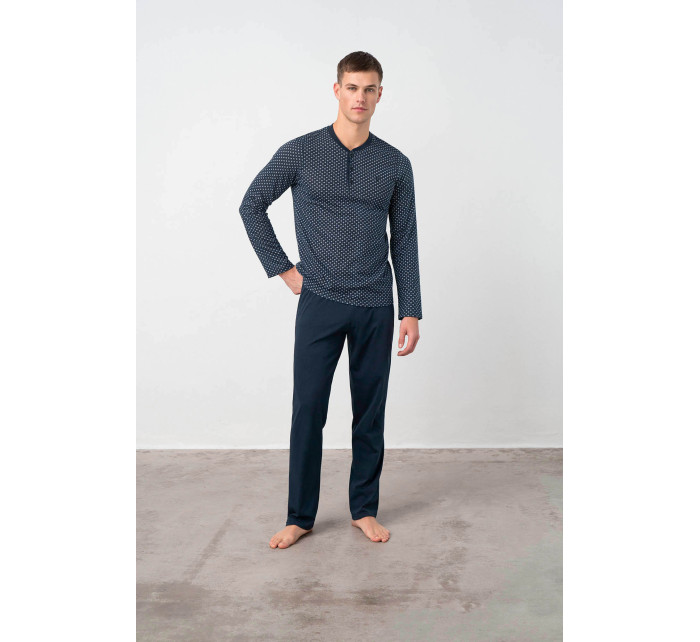 Klasické pánské dvoudílné pyžamo 17600 - Vamp