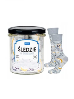 PONOŽKY SOXO VE SKLENICI - SLEĎ VE SMETANĚ