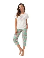 Dámské pyžamo 641 cream - Luna